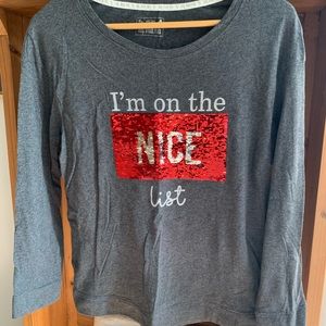 Women’s Florence & Fred Sequin Sleep Shirt